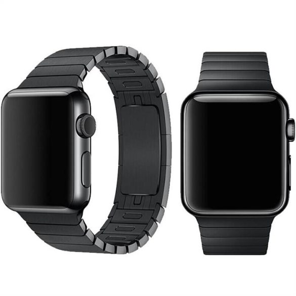 Apple iWatch Devia Elegant Link Bracelet 42/44mm óraszíj - Fekete