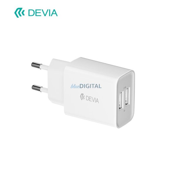 Devia RLC-526 Smart 2.4A 2xUSB Hálózati Töltőfej - Fehér