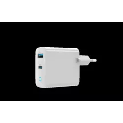   Devia GaN-006D S Extreme Speed 65W GaN Hálózati Töltőfej - Fehér