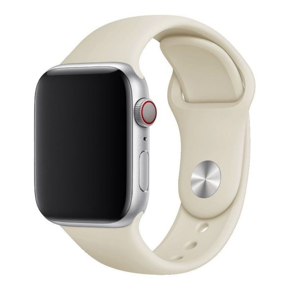 Apple iWatch Devia Delux Sport 42/44/45mm Óraszíj - Antique White