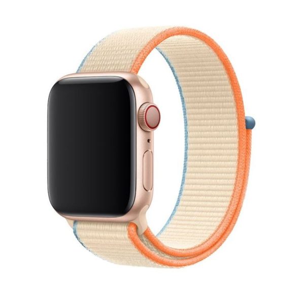 Apple iWatch Devia Delux Sport 3 42/44/45mm Óraszíj - Krém