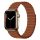 Apple iWatch Devia Delux Sport 3 Silicone Magnet 38/40/41mm Óraszíj - Saddle Brown