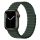 Apple iWatch Devia Delux Sport 3 Silicone Magnet 42/44/45mm Óraszíj - Sötétzöld