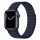 Apple iWatch Devia Delux Sport 3 Silicone Magnet 42/44/45mm Óraszíj - Sötétkék