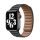 Apple iWatch Devia Elegant Leather Two-Tone 38/40/41mm óraszíj - Fekete