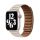 Apple iWatch Devia Elegant Leather Two-Tone 38/40/41mm óraszíj - Bézs