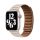 Apple iWatch Devia Elegant Leather Two-Tone 38/40/41mm óraszíj - Bézs