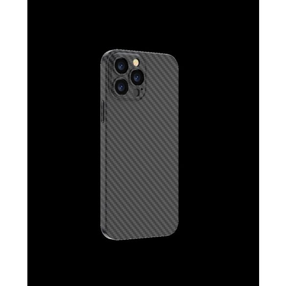 Apple iPhone 14 Devia Wing Ultra Slim Matt Hátlap - Carbon