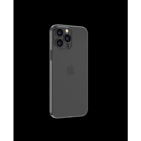 Apple iPhone 14 Plus Devia Wing Ultra Slim Matt Hátlap - Fekete