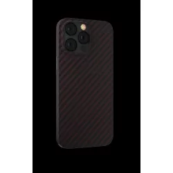   Apple iPhone 14 Devia Carbon Fiber Magsafe Ultra Slim Hátlap - Piros