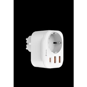 Devia WW09-F-PD Smart 4in1 Hálózati Töltő Adapter- Fehér