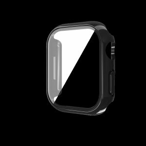 Apple iWatch 7/8 Devia Guardian Waterproof 2in1 45mm Tok + Üveg - Fekete
