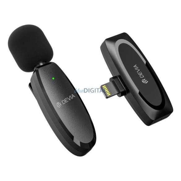 DEVIA AP004 Kintone USB Type-C Wireless Audió Mikrofon - Fekete