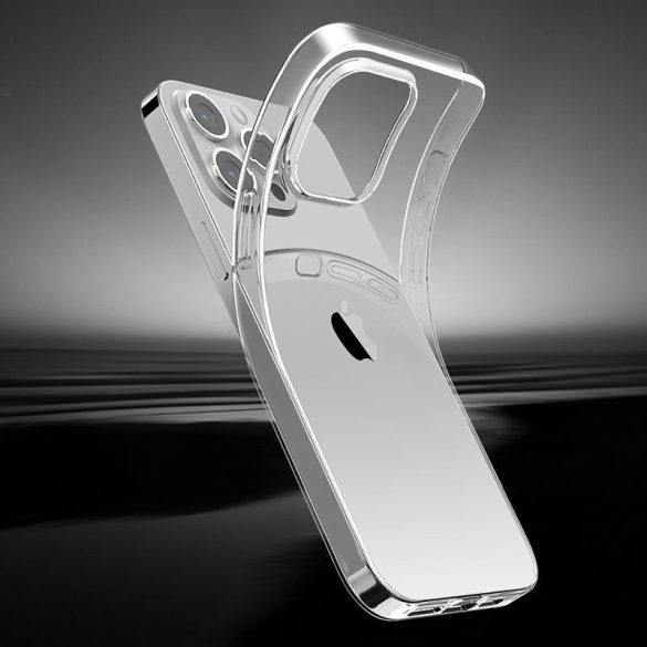 Apple iPhone 15 Pro Devia Naked Ultra Slim TPU Hátlap - Átlátszó