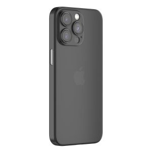 Apple iPhone 15 Devia Wing Ultra Slim Matt Hátlap - Fekete