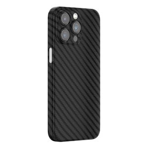 Apple iPhone 15 Plus Devia Wing Ultra Slim Matt Hátlap - Carbon