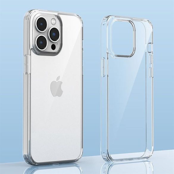 Apple iPhone 15 Plus Devia Shark Shockproof Hátlap - Átlátszó