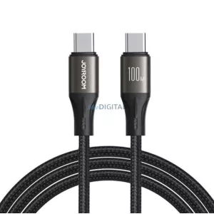 Joyroom S-A25 100W USB Type-C 1.2M Adatkábel - Fekete