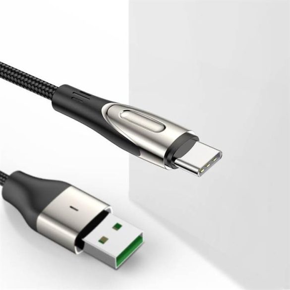 Joyroom S-M411 3A USB Type-C 0.3M Adatkábel +1.2M USB Hosszabító - Fekete