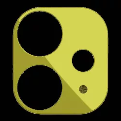   Apple iPhone 11 Joyroom JR-PF043 Knights 3D Fém Kamera Védő Üvegfólia - Arany