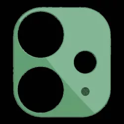   Apple iPhone 11 Joyroom JR-PF043 Knights 3D Fém Kamera Védő Üvegfólia - Sötétzöld