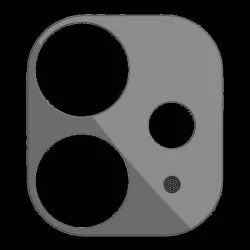   Apple iPhone 11 Pro/11 Pro Max Joyroom JR-PF044 Knights 3D Fém Kamera Védő Üvegfólia - Fekete