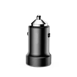   Joyroom C-A02 Wise 3.4A 2xUSB Autós Töltőfej + Micro USB 1M Adatkábel - Fekete