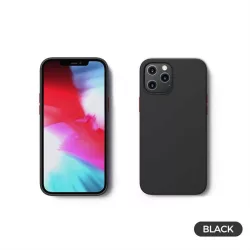   Apple iPhone 12 Mini JOYROOM JR-BP798 Liquid Silicon Hátlap - Fekete