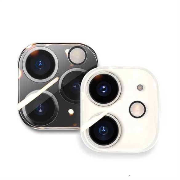 Apple iPhone 12 Mini Joyroom JR-PF728 3D Kamera Védő Üvegfólia - Átlátszó