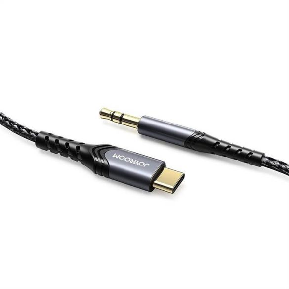 JOYROOM SY-A03 USB Type-C Hi-Fi Audió 1M Kábel  - Fekete