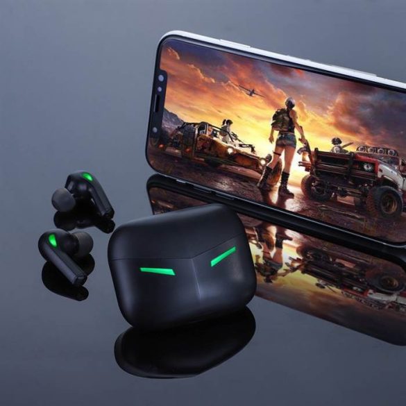 Joyroom JR-TP2 TWS Gaming Bluetooth 5.0 Headset - Fekete