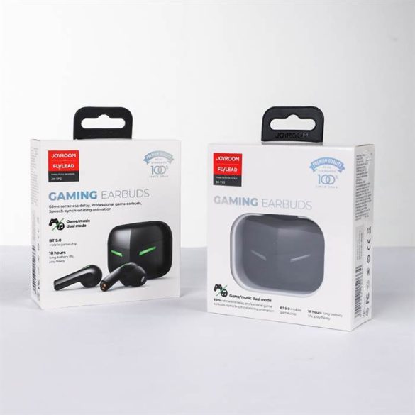 Joyroom JR-TP2 TWS Gaming Bluetooth 5.0 Headset - Fekete