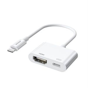 JOYROOM S-H141 Lightning/HDMI Video és Töltő Adapter - Fehér