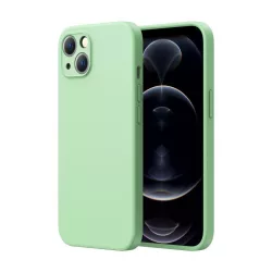   Apple iPhone 13 Pro Max Joyroom JR-BP952 2in1 Magsafe Liquid Silicone Hátlap és 0.33mm 9H Üvegfólia - Zöld