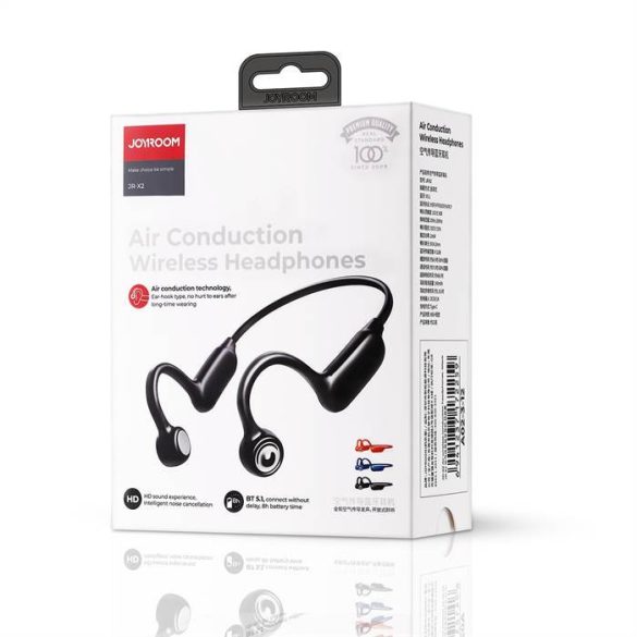 Joyroom JR-X2 Conduction X Wireless Sport Headset - Fekete