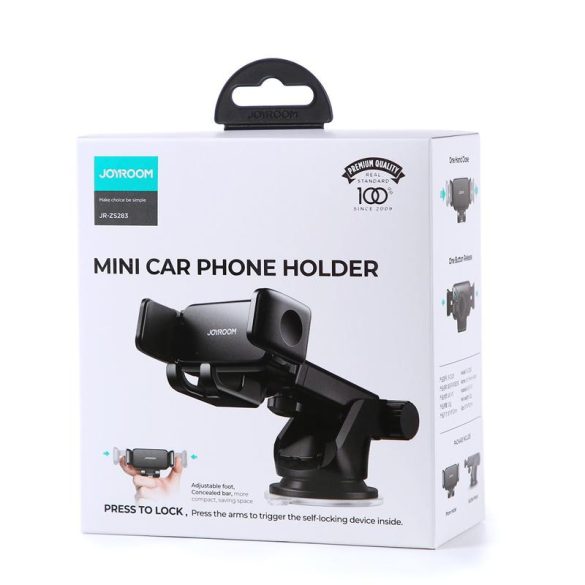 JOYROOM JR-ZS283 Dashboard Mini Autós Tartó - Fekete