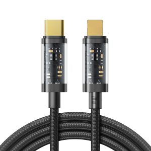 Joyroom S-CC100A12 PD USB Type-C 100W 1.2M Adatkábel - Fekete