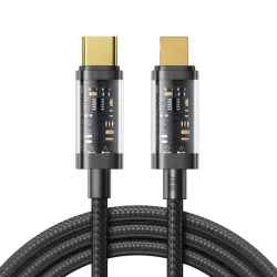   Joyroom S-CC100A20 PD USB Type-C 100W 2.0M Adatkábel - Fekete