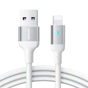 Joyroom S-UL012A10 2.4A Lightning 1.2M Adatkábel - Fehér