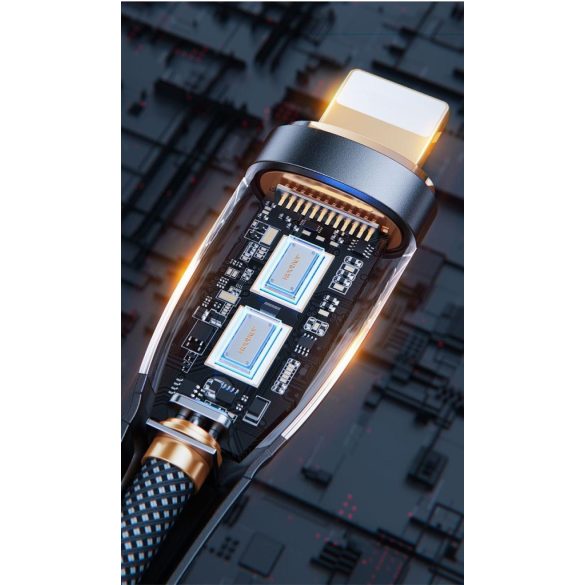 Joyroom S-UL012A3 2.4A Lightning 1.2M Adatkábel - Fehér