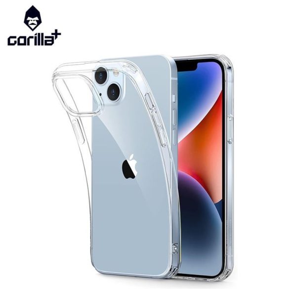 Apple iPhone X/XS Gorilla+ 1mm TPU Tok - Átlátszó