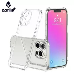   Apple iPhone 15 Pro Gorilla+ Anti Shock TPU Tok - Átlátszó