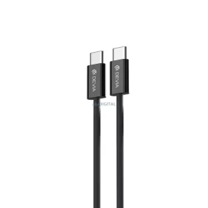 DEVIA EC325 Smart PD 60W USB Type-C 1M Adatkábel - Fekete