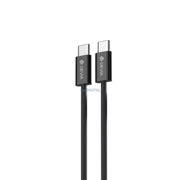 DEVIA EC325 Smart PD 60W USB Type-C 1M Adatkábel - Fekete