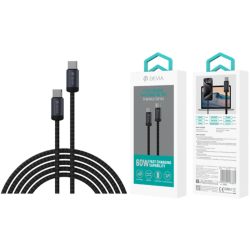   DEVIA EC646 Gracious PD 60W USB Type-C 1M Adatkábel - Fekete