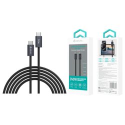   DEVIA EC652 Gracious PD 240W USB Type-C 1M Adatkábel - Fekete