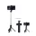 Devia ES083 Kintone Tripod Stand Multifunkciós Wireless Selfie Bot - Fekete