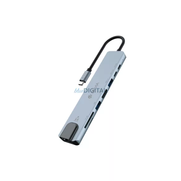 Devia EC706 8in1 Multi PD HUB Adapter - Grafit