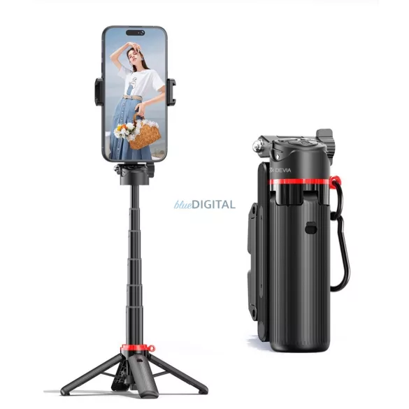 Devia F07 Pro2 Phone Asisst Mini Multifunkciós Wireless Selfie Bot - Fekete