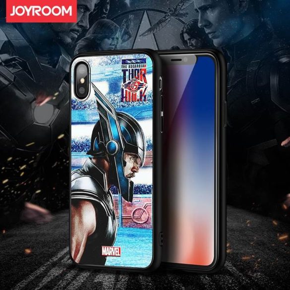 Apple iPhone X JOYROOM JR-MV001 Thor Ragnarok Hátlap - Twilight of the Gods Hulk